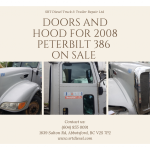 2008 PETERBILT 386 HOOD & DOORS FOR SALE IN ABBOTSFORD