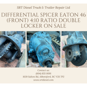 Differential Spicer Eaton 46 Front 410 Ratio Double Locker for sale in Abbotsford (Semi Truck Differentials - We carry all major brands Eaton, Alliance, Mercedes, Rockwell, Meritor)