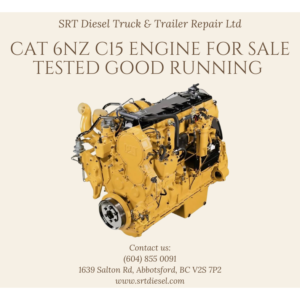 CAT 6NZ C15 ENGINE FOR SALE TESETD GOOD RUNNING - SRT DIESEL ABBOTSFORD