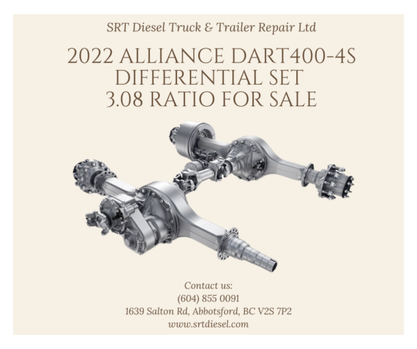 2022 ALLIANCE DART400-4S DIFFERENTIAL SET 3.08 RATIO FOR SALE - SRT DIESEL ABBOTSFORD