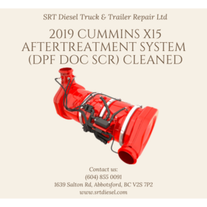 2019 CUMMINS X15 AFTERTREATMENT SYSTEM (DPF DOC SCR) CLEANED FOR SALE - SRT DIESEL ABBOTSFORD