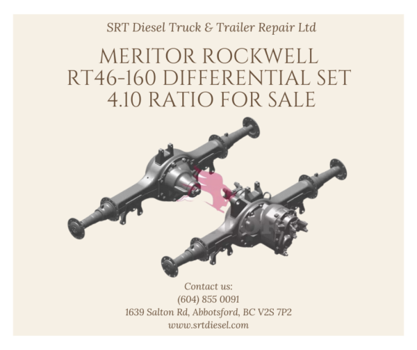 MERITOR ROCKWELL RT46-160 DIFFERENTIAL SET 4.10 RATIO FOR SALE - SRT DIESEL ABBOTSFORD