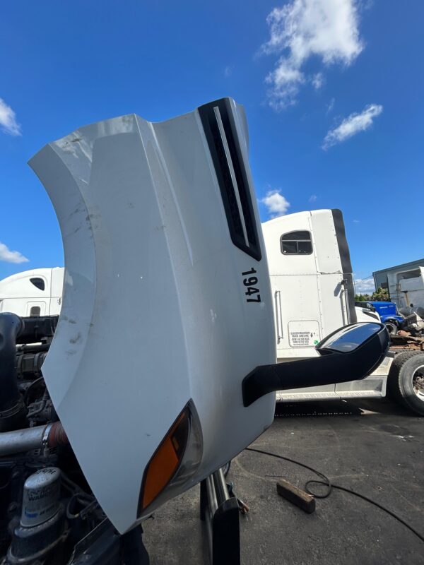 2021 FREIGHTLINER CASCADIA P4 126 COMPLETE HOOD (A17-20392-006) WITH OEM HEADLAMPS (A66-01405-004, A66-01405-005), SIDE PANLELS (17-20394-000, 17-20394-001), TOP PANEL (17-20393-000), GRILL (17-20801-006, A17-20832-017), MIRRORS (A22-77791-002, A22-77791-010, A17-20392-006, A22-77791-003, A22-77791-011) FOR SALE - SRT DIESEL ABBOTSFORD