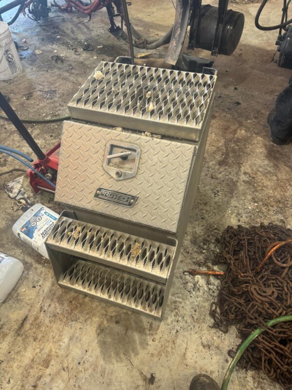 PROTECH IN FRAME ALUMINUM STEP TOOL BOX FOR SALE - SRT DIESEL ABBOTSFORD