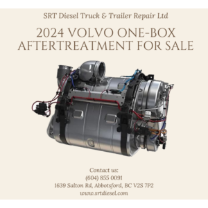 2024 VOLVO ONE-BOX AFTERTREATMENT 23160668 23159384 FOR SALE - SRT DIESEL ABBOTSFORD Complete One-box Aftertreatment System comes with everything; Outlet Catalyst Module (SCR), Inlet Catalyst Module (DOC), Diesel Particulate Filter (DPF), Shield/Cover, and all Sensors Make Volvo Model Year 2024 Model D13 Catalytic Converter / Scr Muffler P/N: 23159384, 23160668 Mileage N/A VIN 4V4NC9EHXRN653617